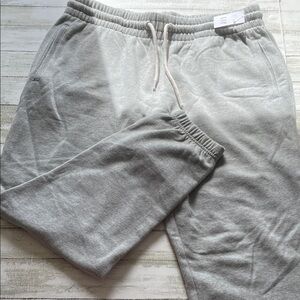GAP Gray Track Pants with Drawstrings